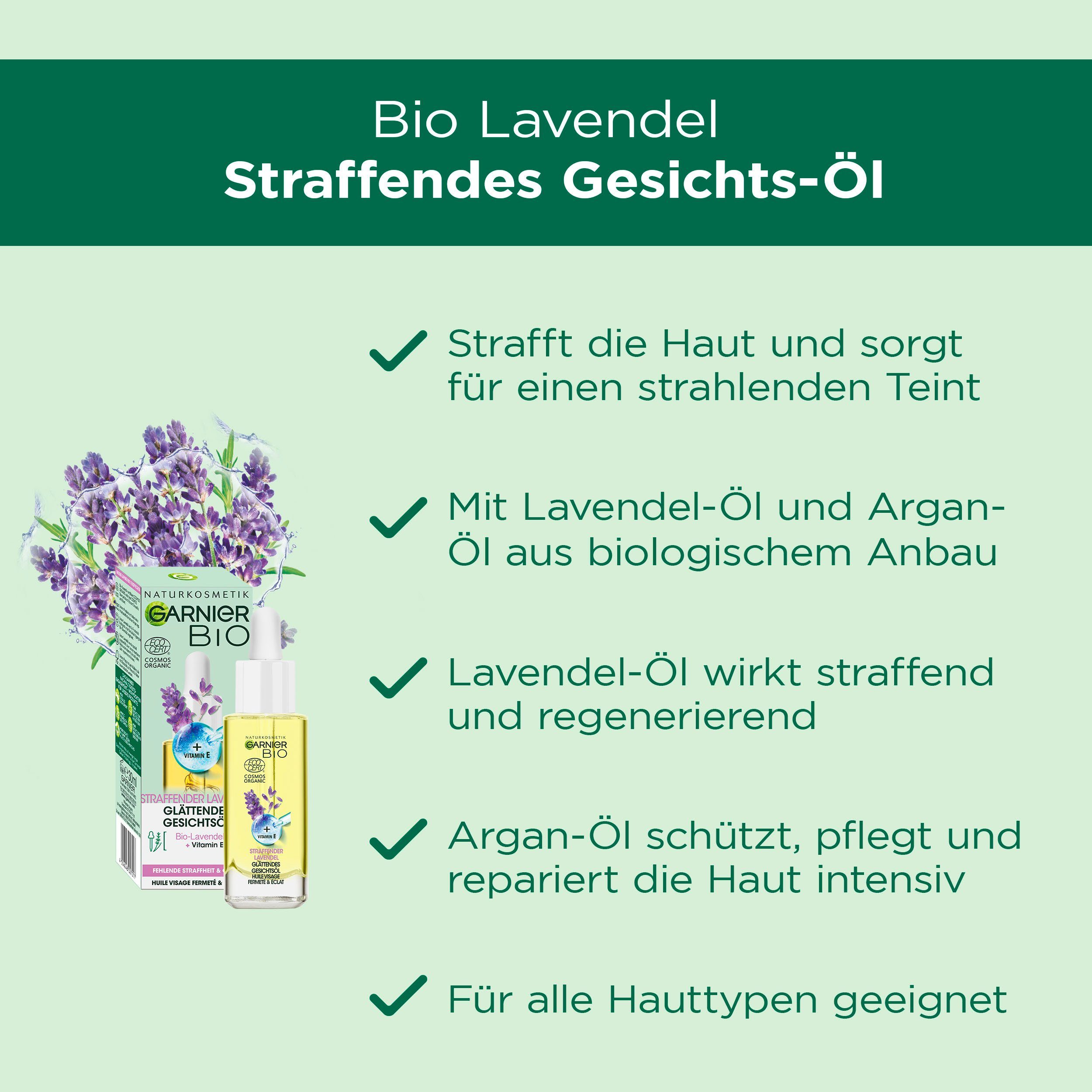 GARNIER Gesichtspflege-Set Bio Anti-Aging-Set Set, 4-tlg.