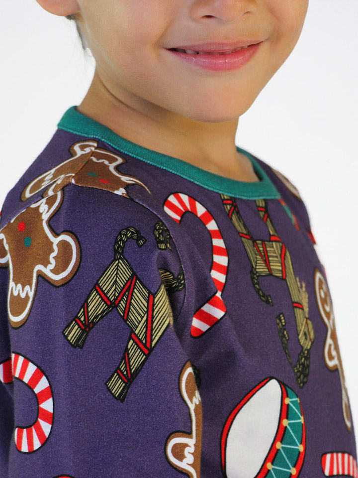 Småfolk Longsleeve in Violett/ Bunt günstig kaufen