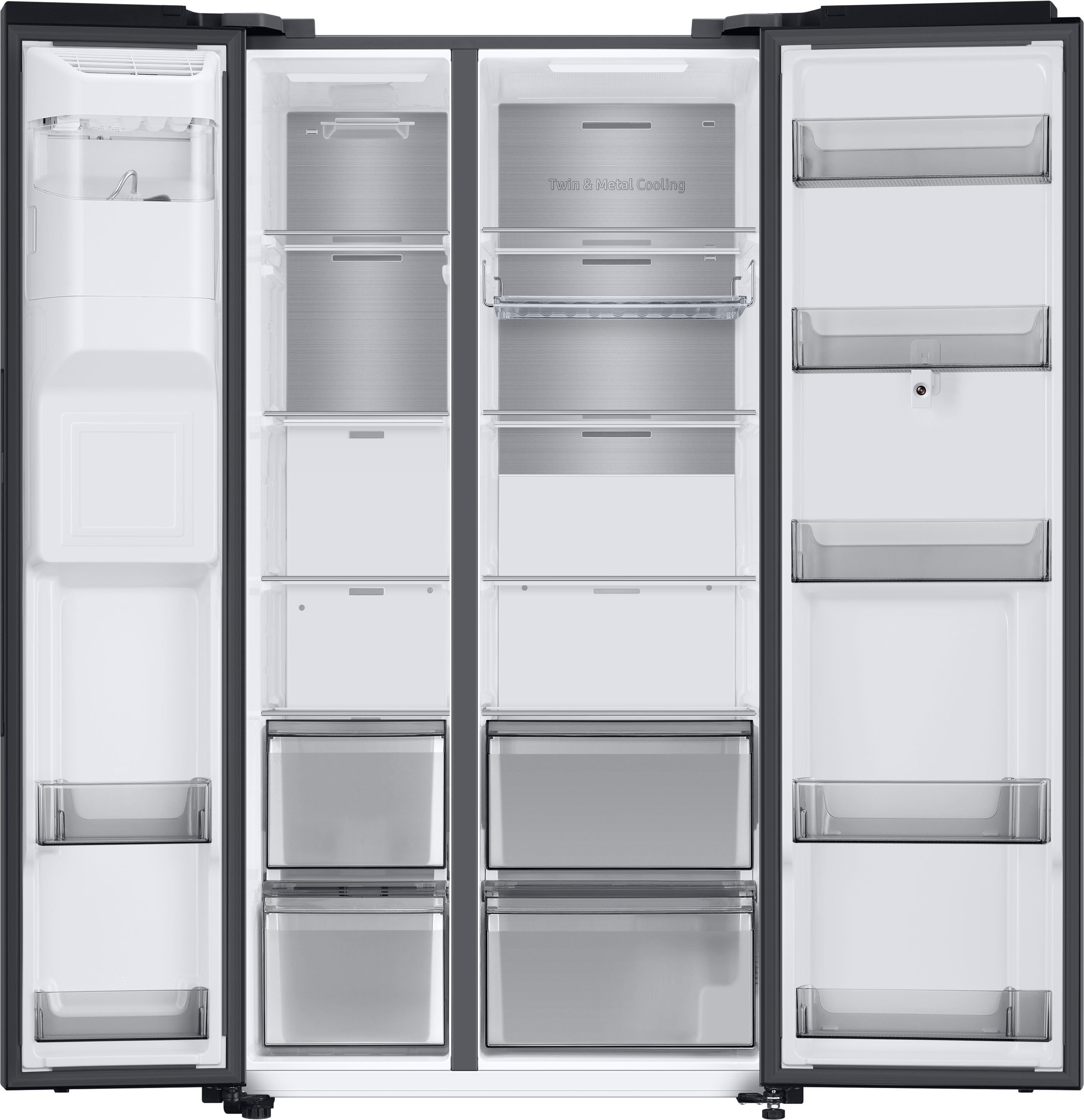 Samsung Side-by-Side RS6HA8891B1, 178 cm hoch, 91,2 cm breit