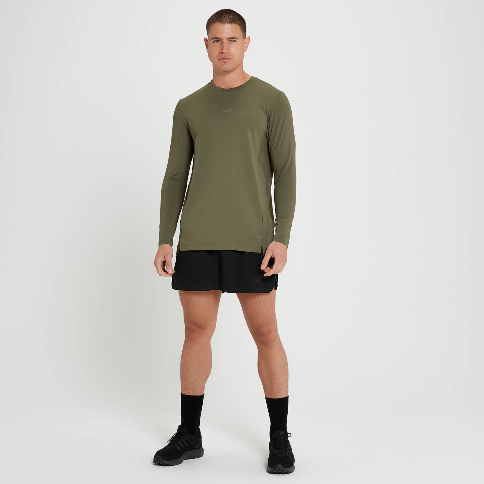 Haut à manches longues MP Velocity Ultra pour hommes – Vert armée