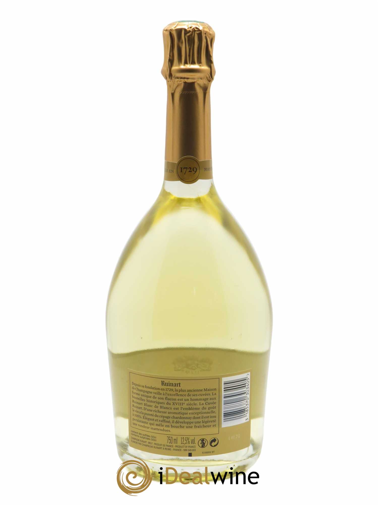 Blanc de Blancs Ruinart   - Lot de 1 Bouteille