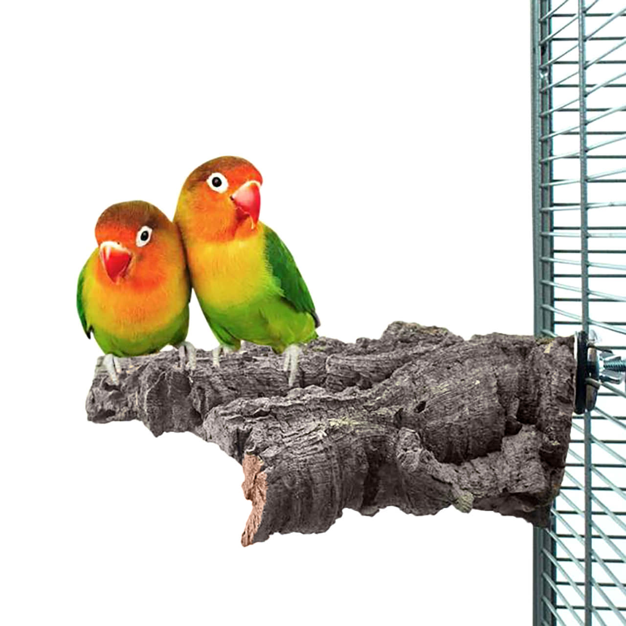 HappyBird Käfigzubehör HappyBird Sitzstange Natur Kork L