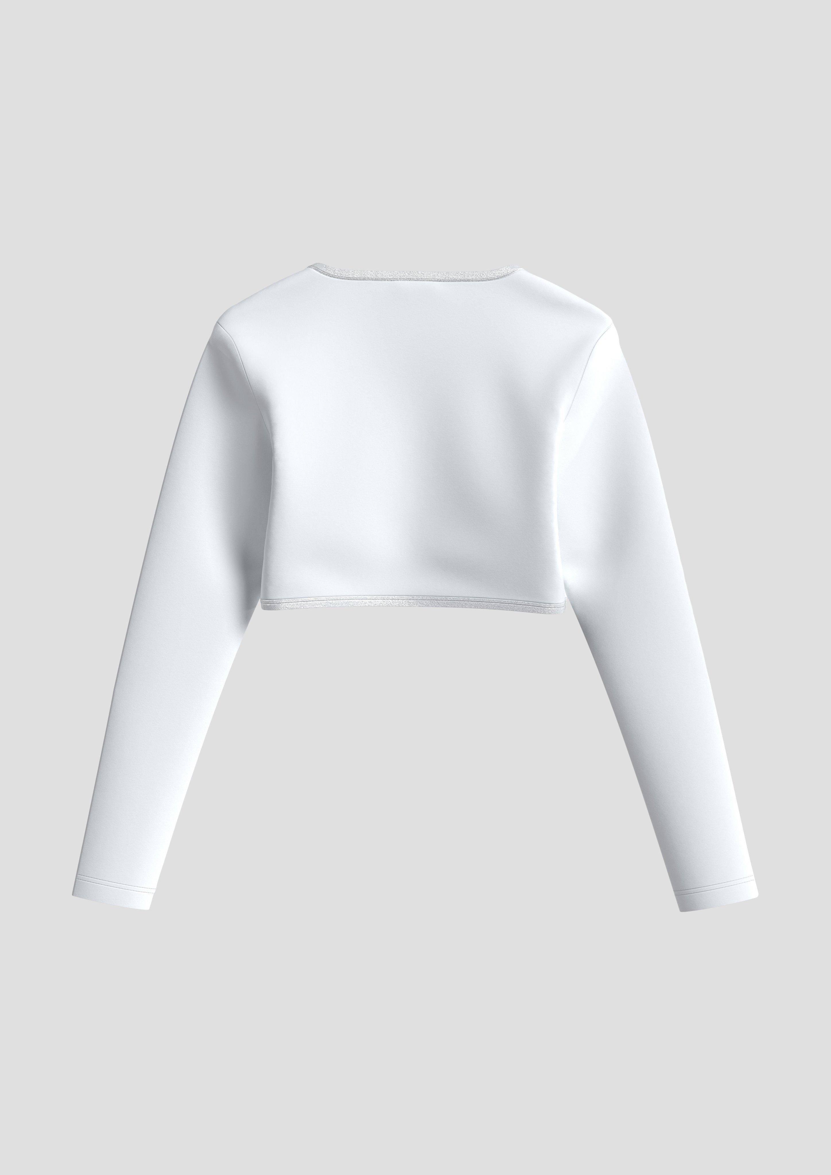 Bolero mit Blumenknopf  2140019-0100