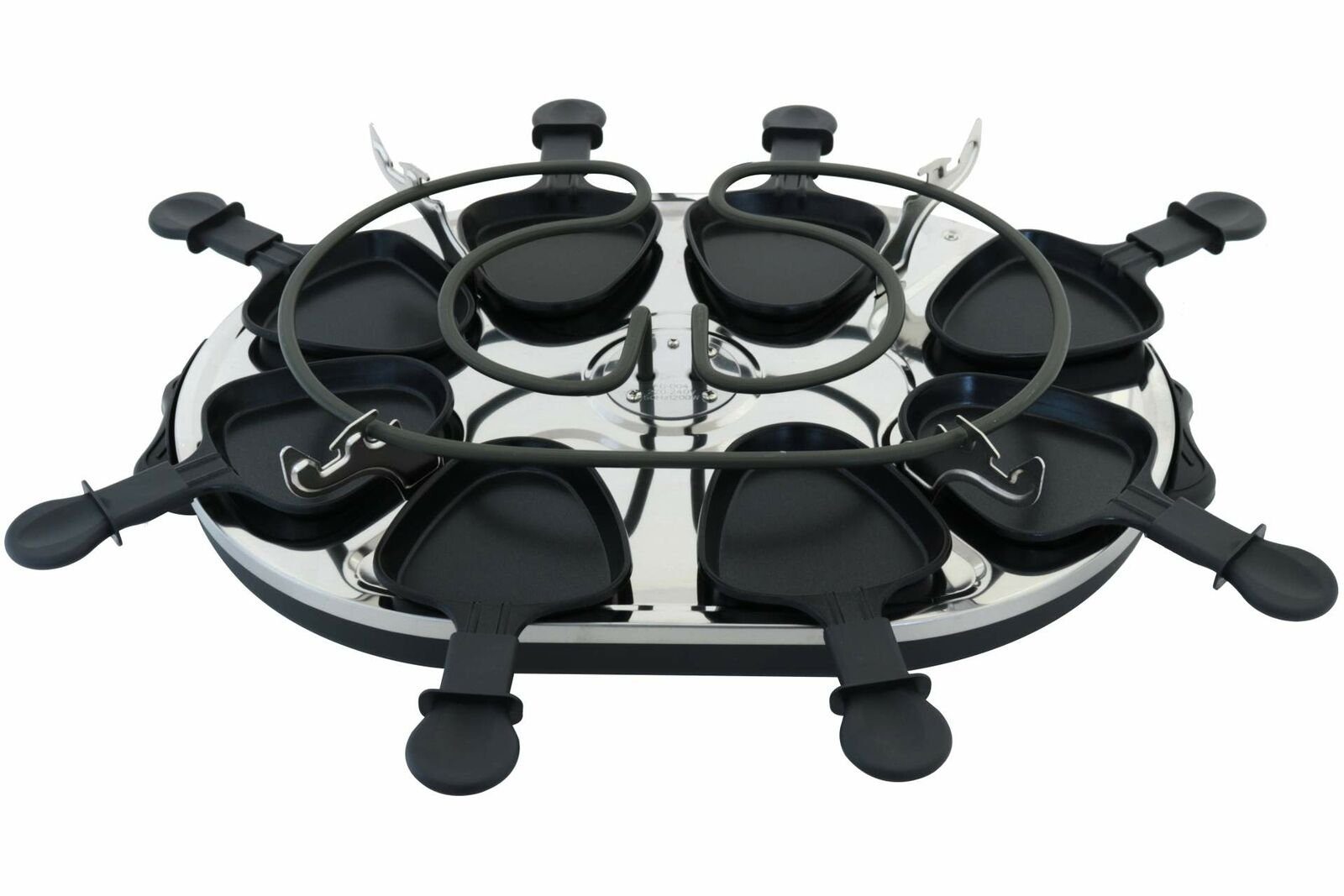 DESKI Raclette Raclette Grill Partygrill für 8 Personen Tischgrill 1200 Watt