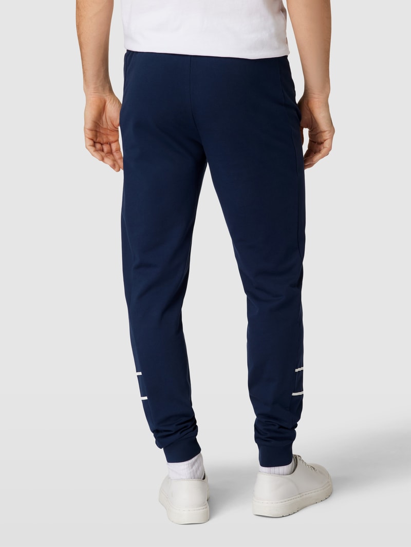 Trainingsanzug mit Logo-Print in marineblau