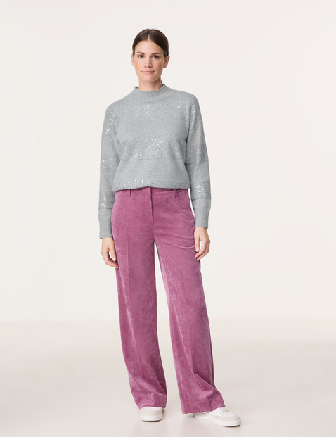 Cordhose mit weitem Bein
