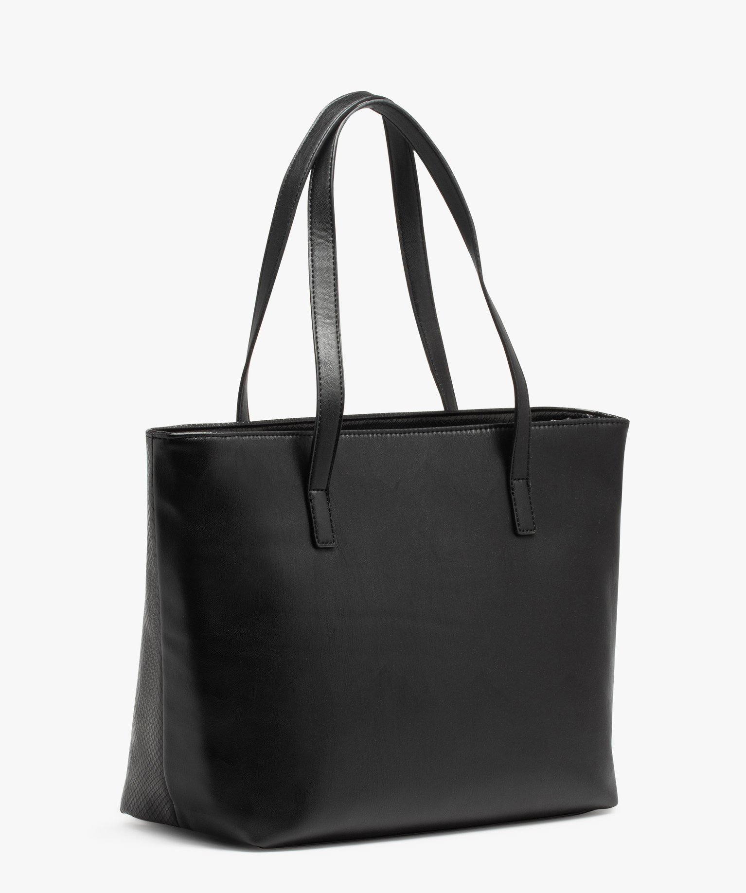Sac cabas pour ordinateur motif serpent avec foulard imprimé femme