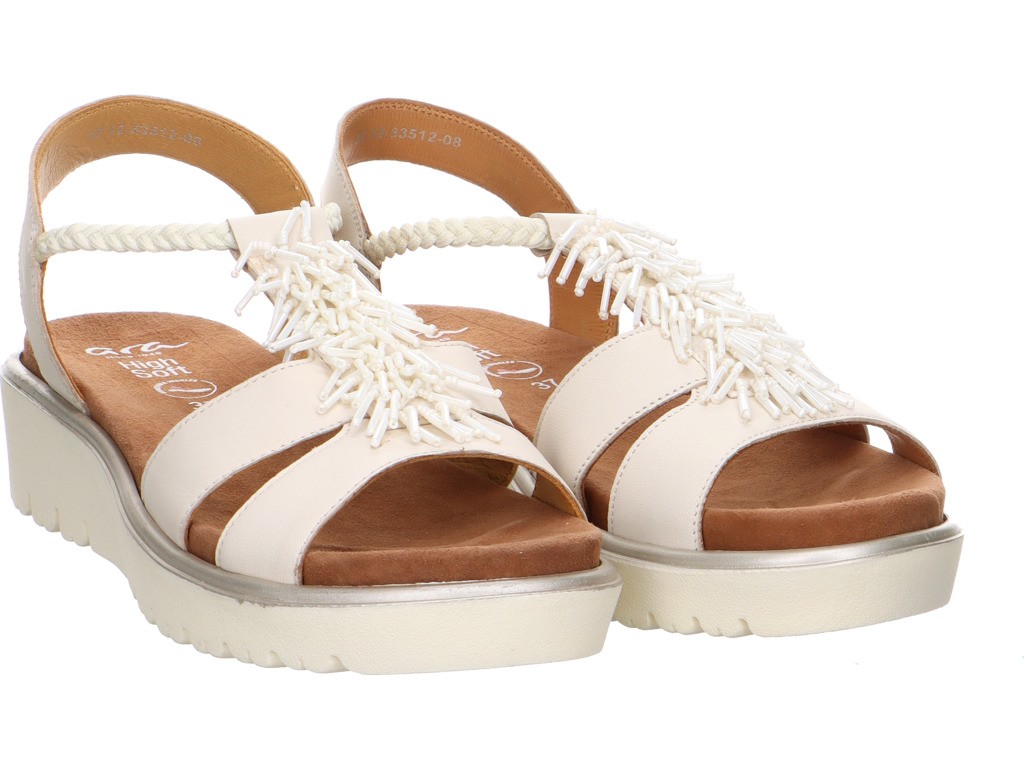 ARA Klassische Sandalen weiss Bilbao-S cream