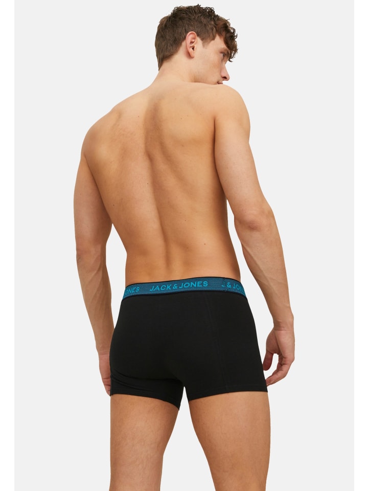 Jack & Jones Boxershorts 'WAISTBAND' in dunkelgrau günstig kaufen