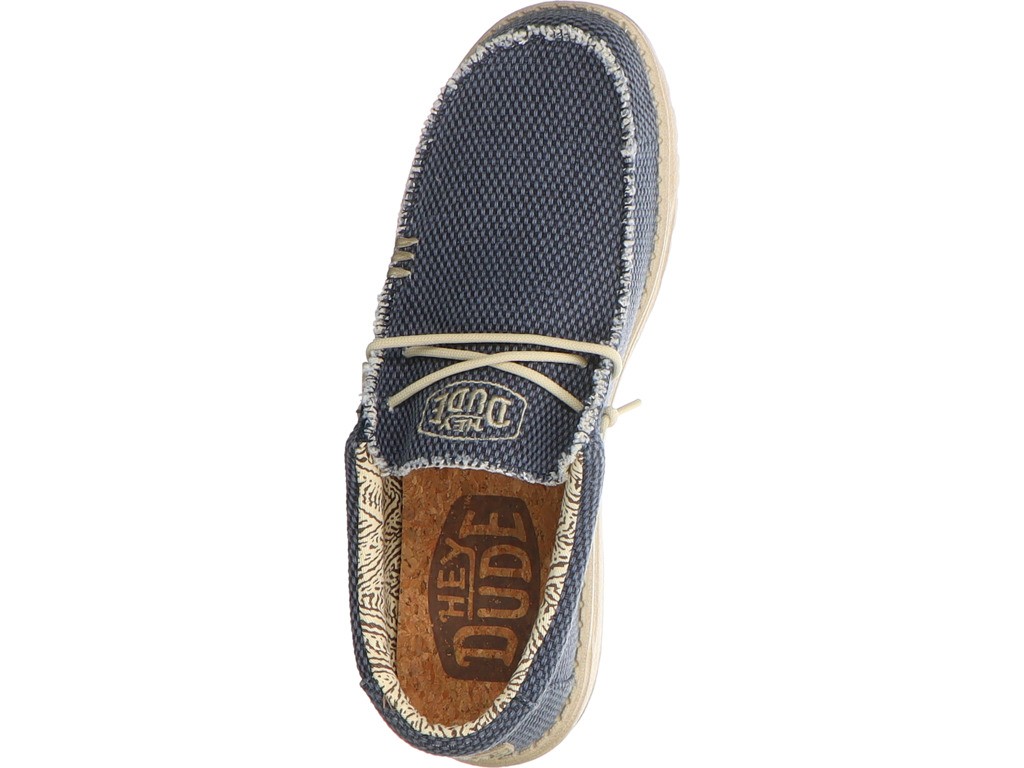 HEY DUDE Komfort Slipper blau Wally Braided