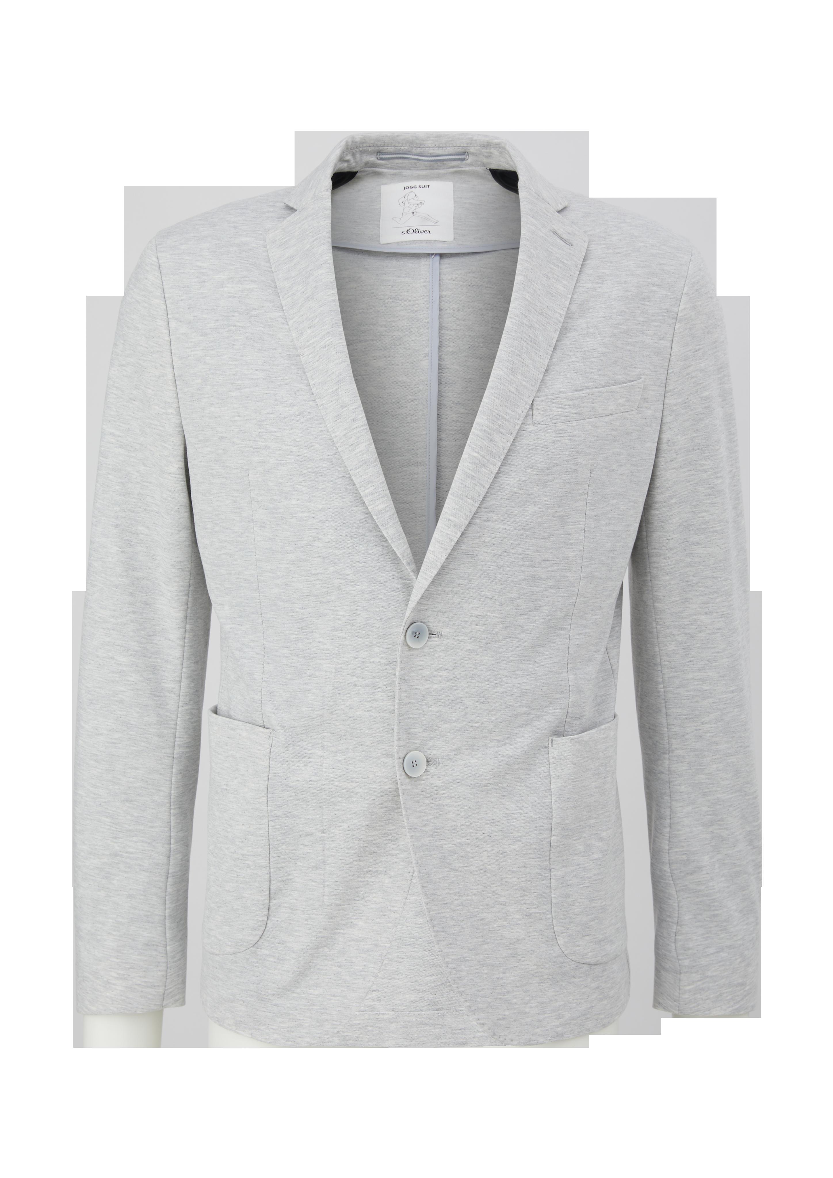 Slim: Joggsuit-Sakko aus Stretch-Jersey  2130159-91W2