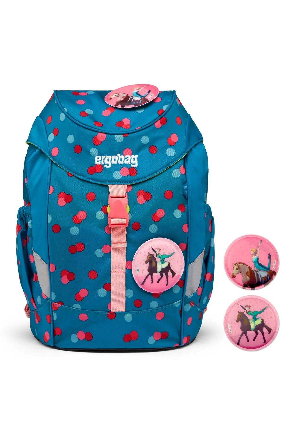 Ergobag  Mini Kinderrucksack 33 cm inkl. Klettie-Set