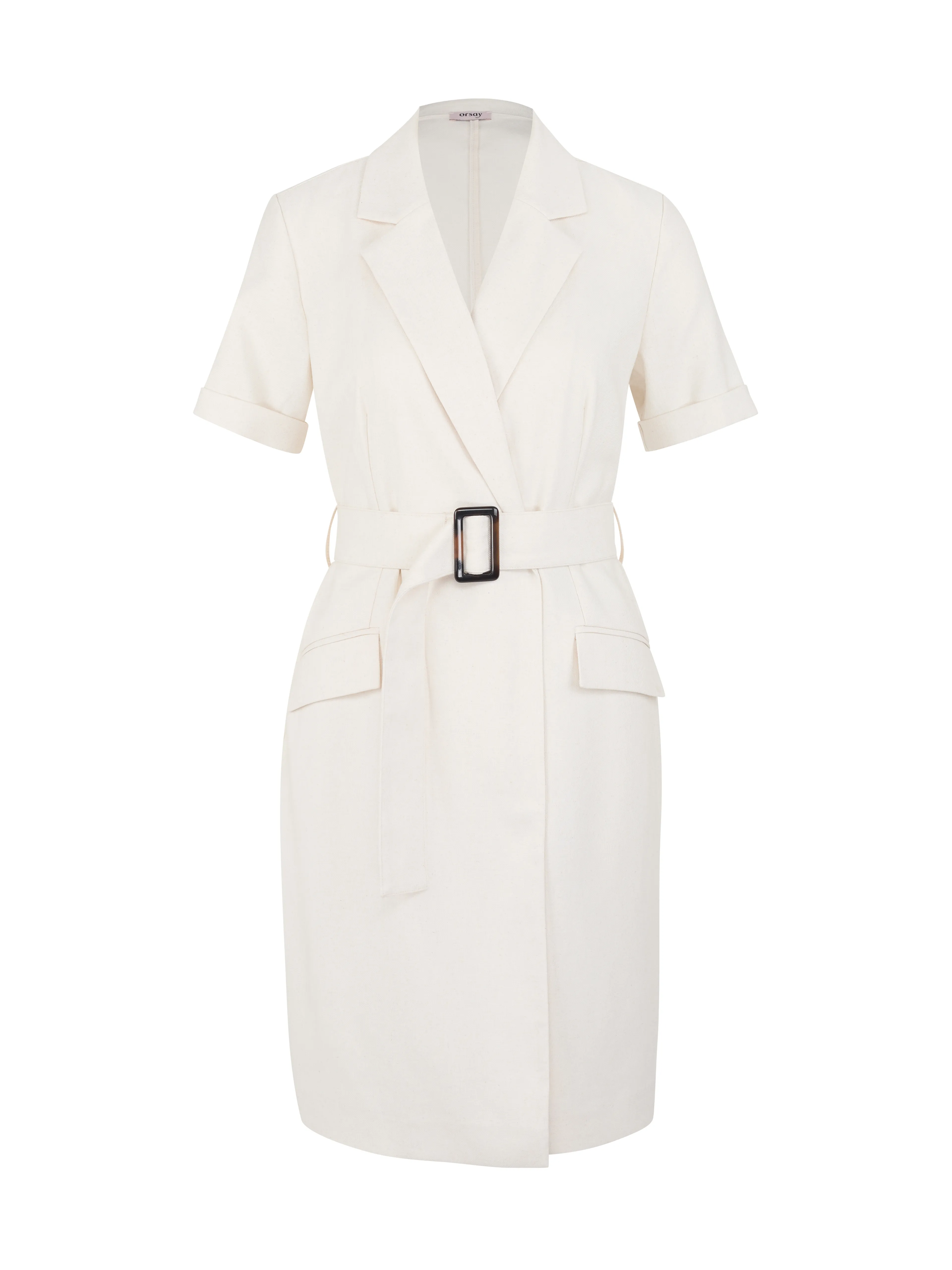 Beigefarbenes Damen-Hemdkleid ORSAY