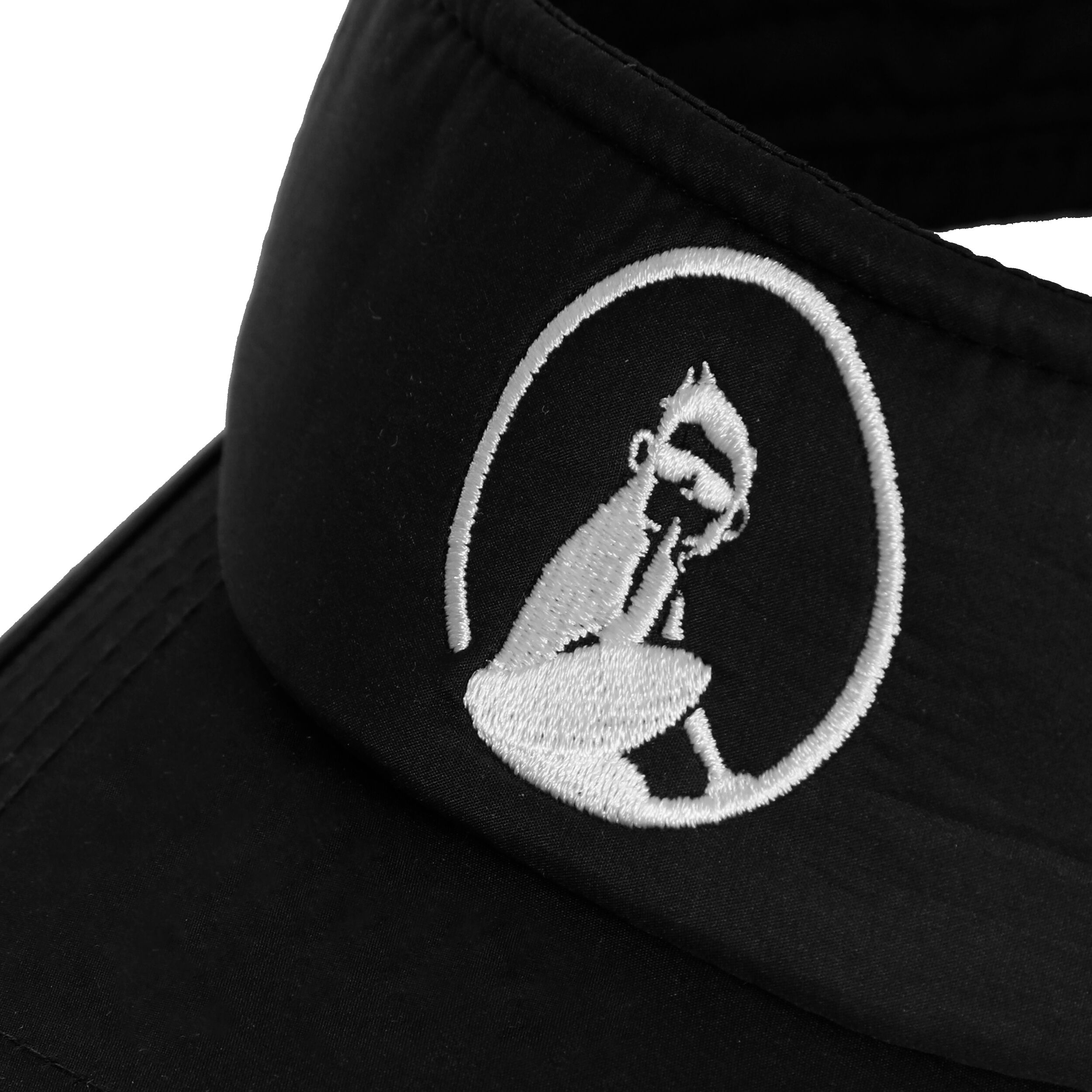 Court Visor - Schwarz, Weiß