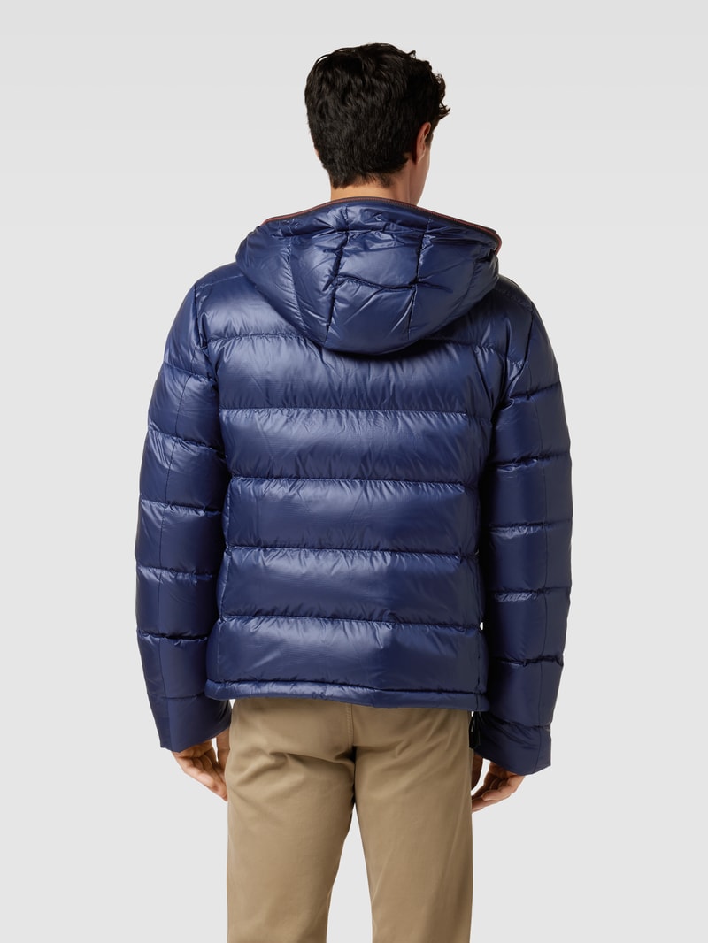 Steppjacke mit Kapuze Modell 'HONOVA NR 02' in marineblau