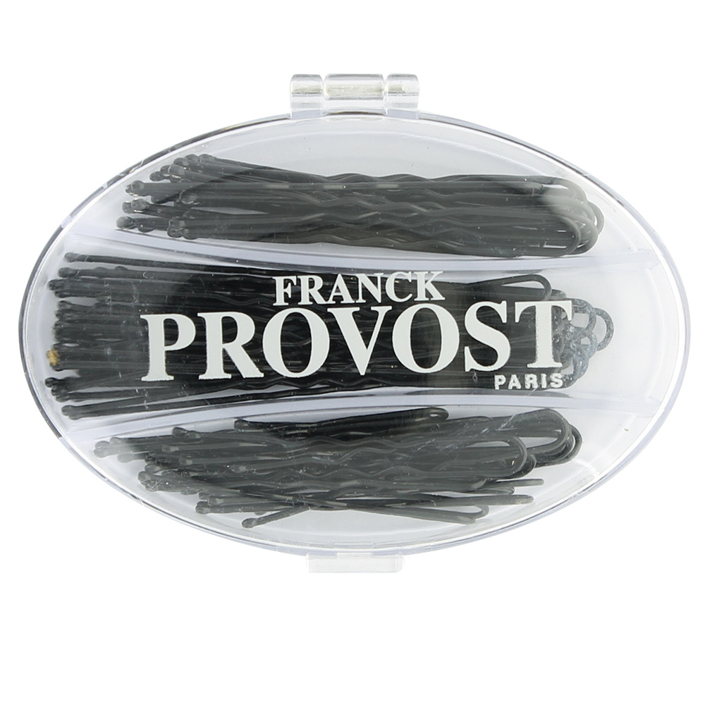 Franck Provost BOÎTE PLEXI ÉPINGLES CHIGNON NOIRES - 3TAILLES SERRE-TETE