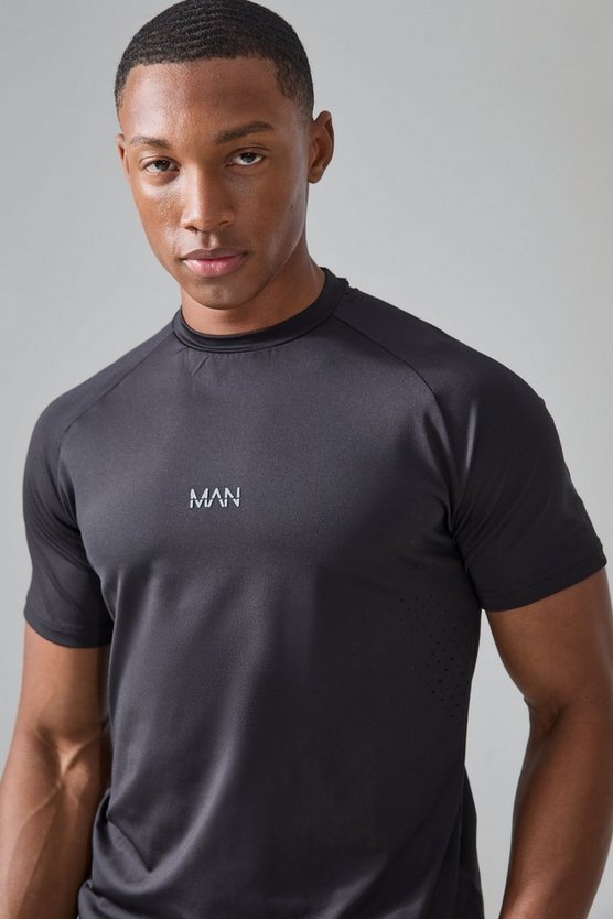 Man Active perforiertes T-Shirt