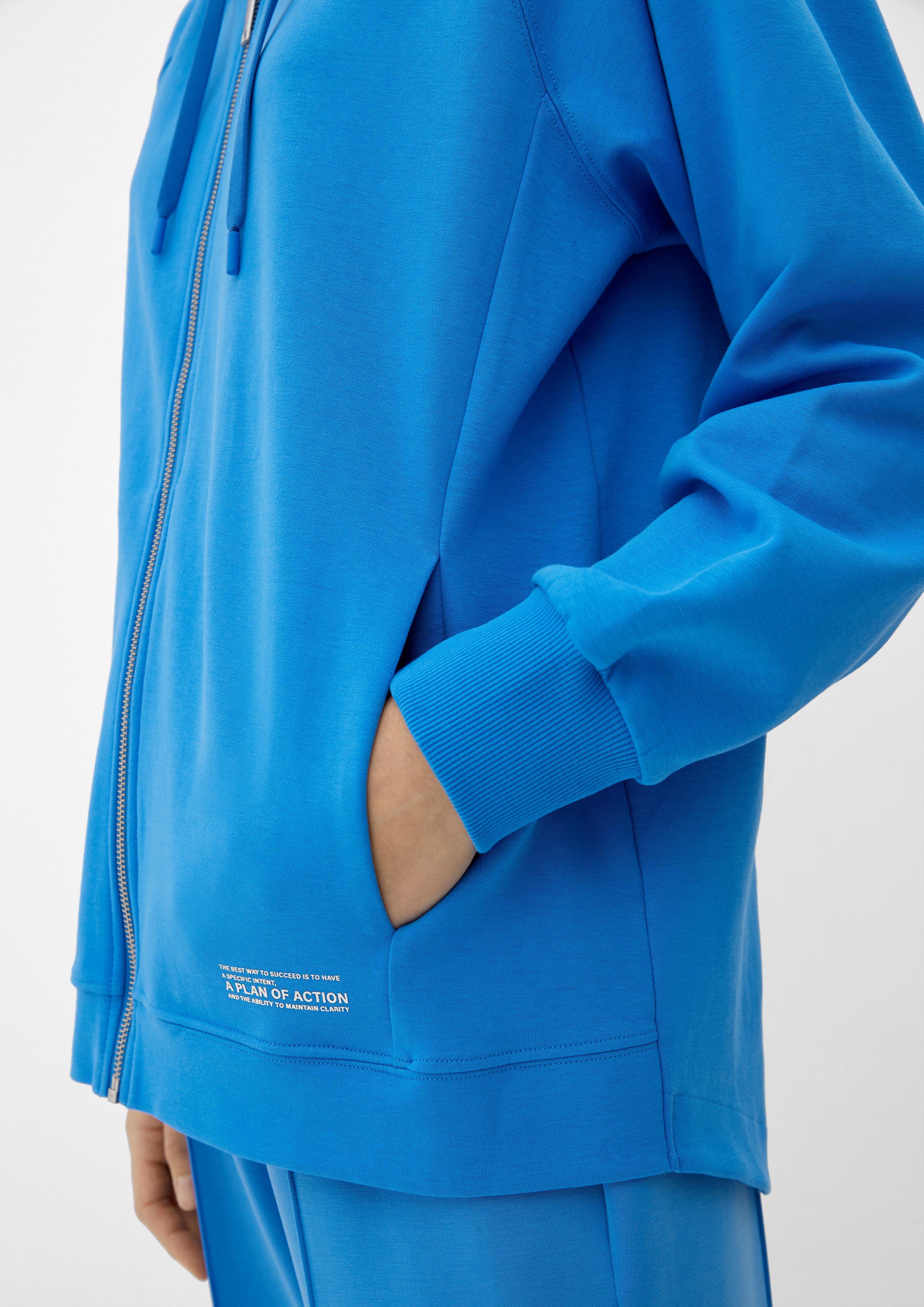 Kapuzen-Sweatjacke mit Backprint  2126255-5547
