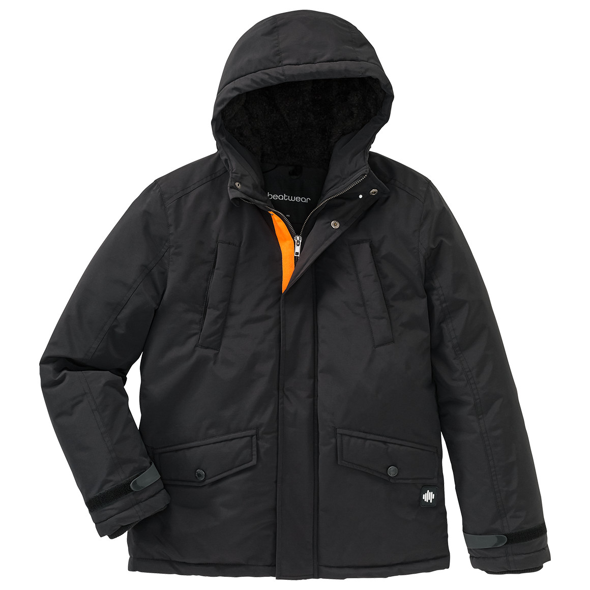 Jungen Jacke mit Teddyplüsch
