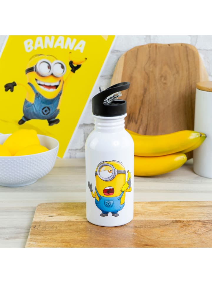 Geda Labels Trinkflasche Minions SuperKitschBanana  in Weiß - 500ml günstig kaufen onesize