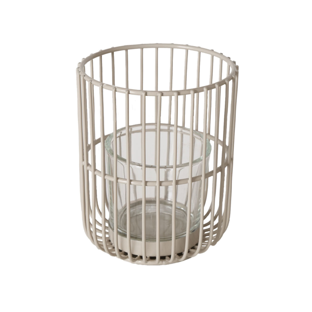 Windlicht Cindy beige