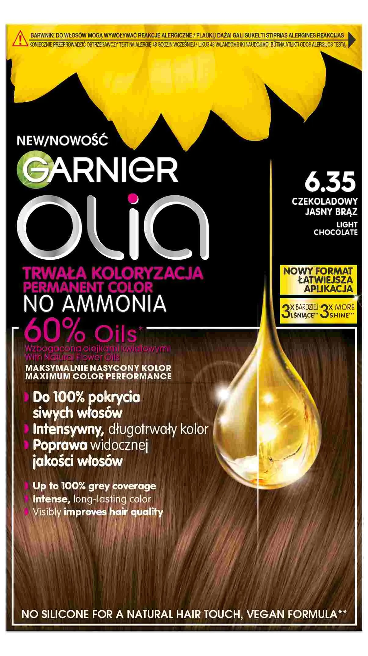 Garnier Olia farba za kosu 6.35 Svijetla čokolada