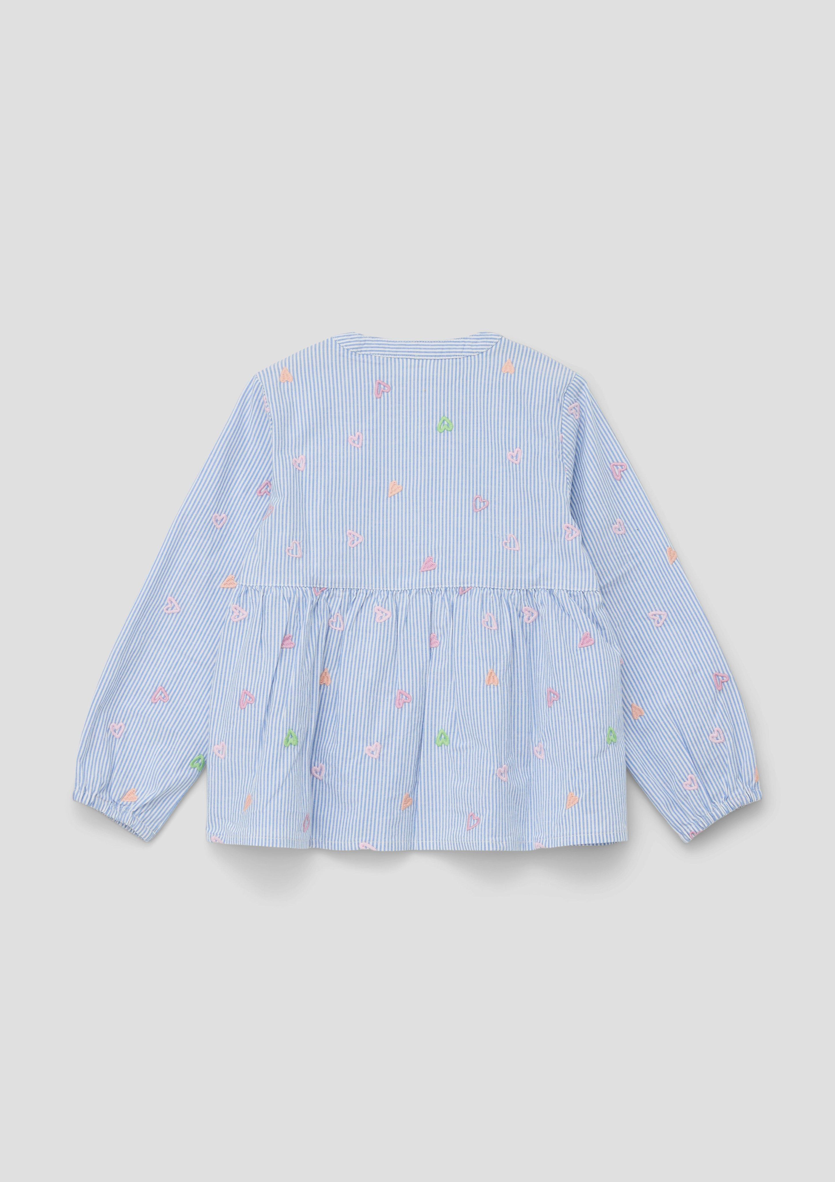 Bluse mit Herzchen-Stickereien  2141945-55A9