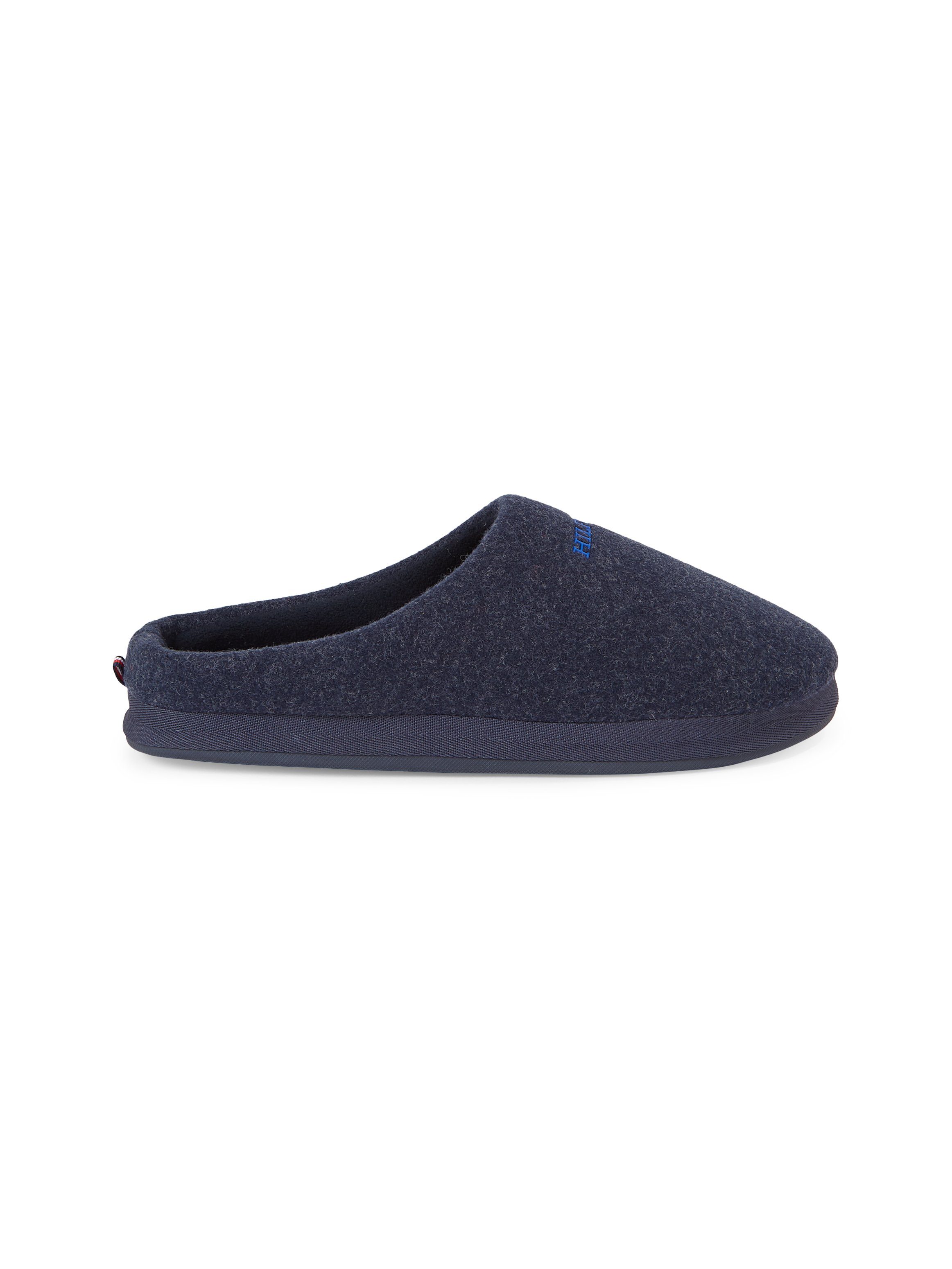 Tommy Hilfiger HILFIGER WARM FELT HOMESLIPPER Pantoffel mit Logodruck