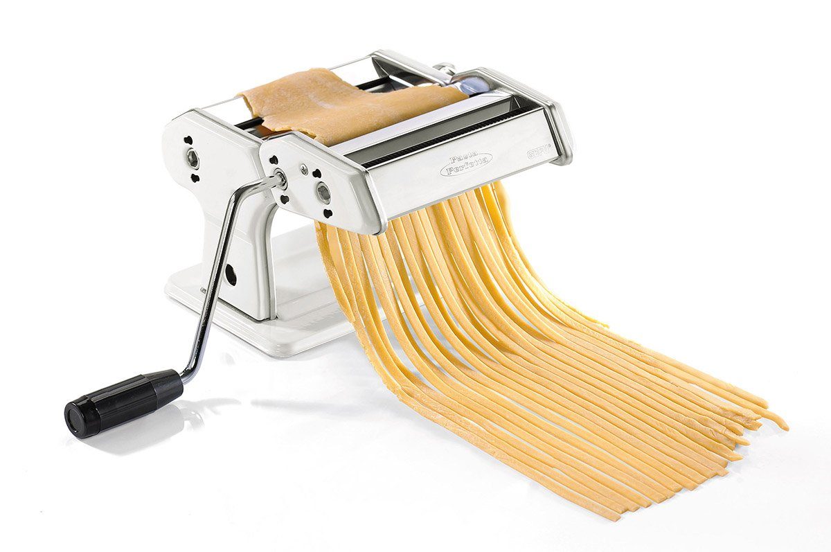 GEFU Nudelmaschine Pastamaschine PASTA PERFETTA Edelstahl Nudelmaschi