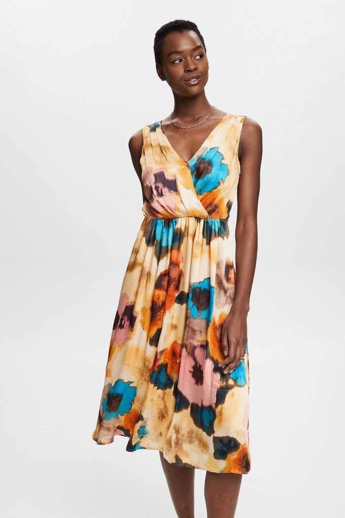 Midikleid mit Allover-Print