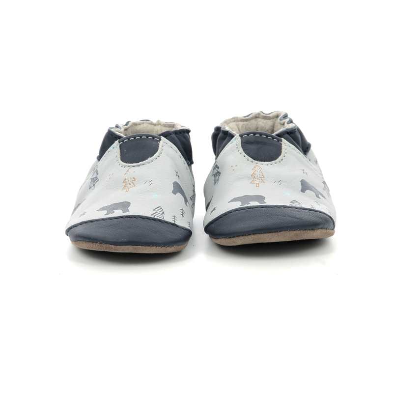 Chaussons cuir tannage vegetal Wintering Bear