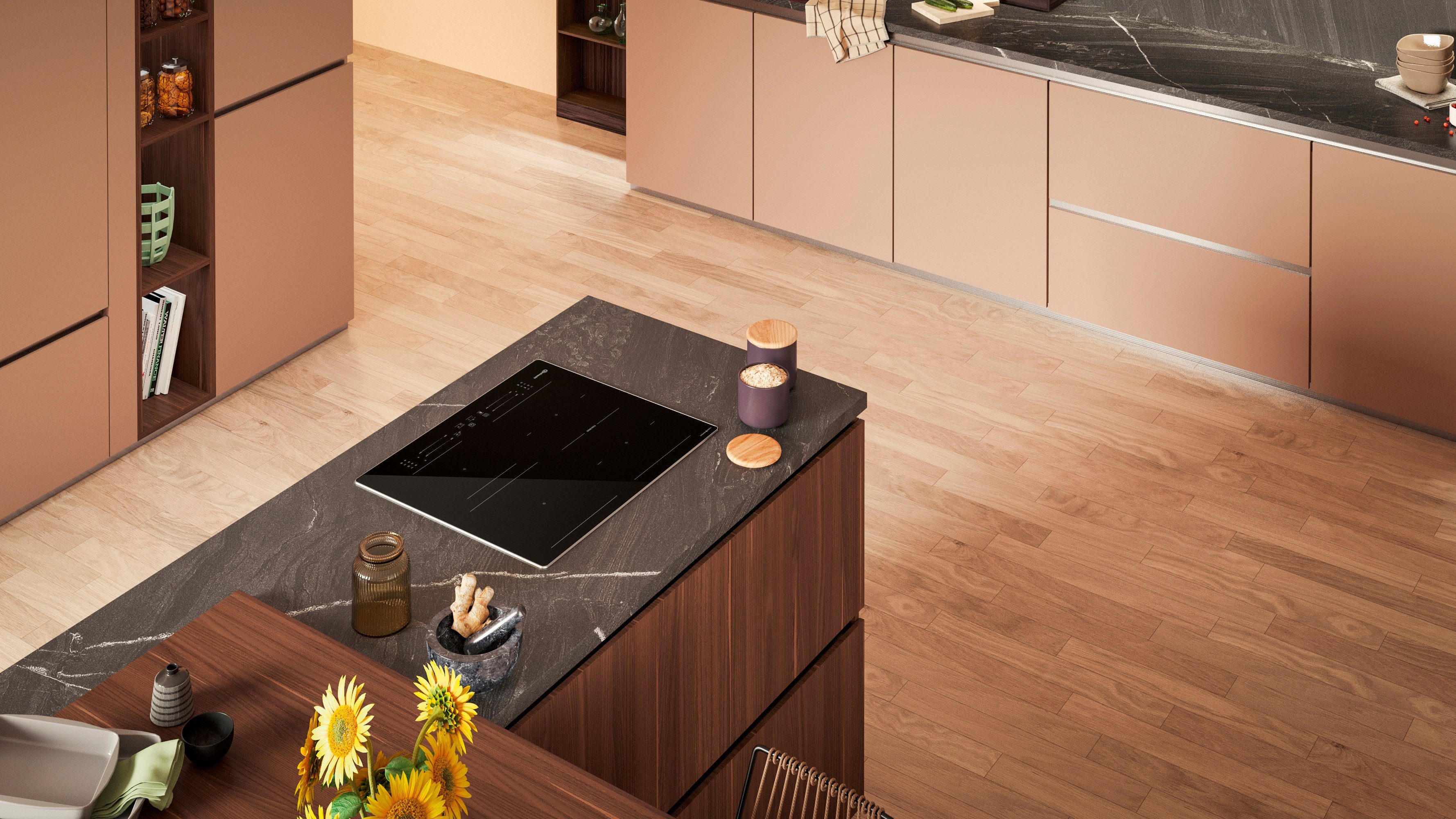 BAUKNECHT Induktions-Kochfeld BS 5860F CPAL, CleanProtect – mühelose Reinigung nur mit Wasser