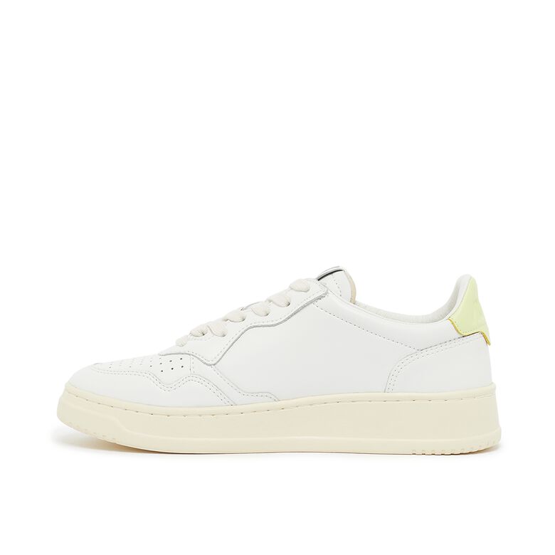 Autry Wmns Medalist Low leat/leat wht/lime yl