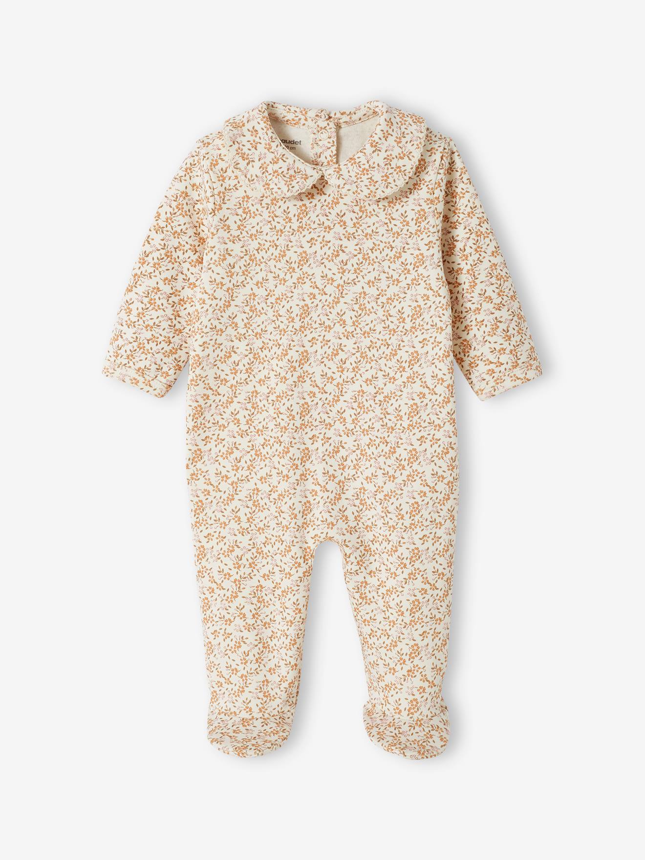 Vertbaudet Baby Jersey-Strampler Oeko-Tex - wollweiß