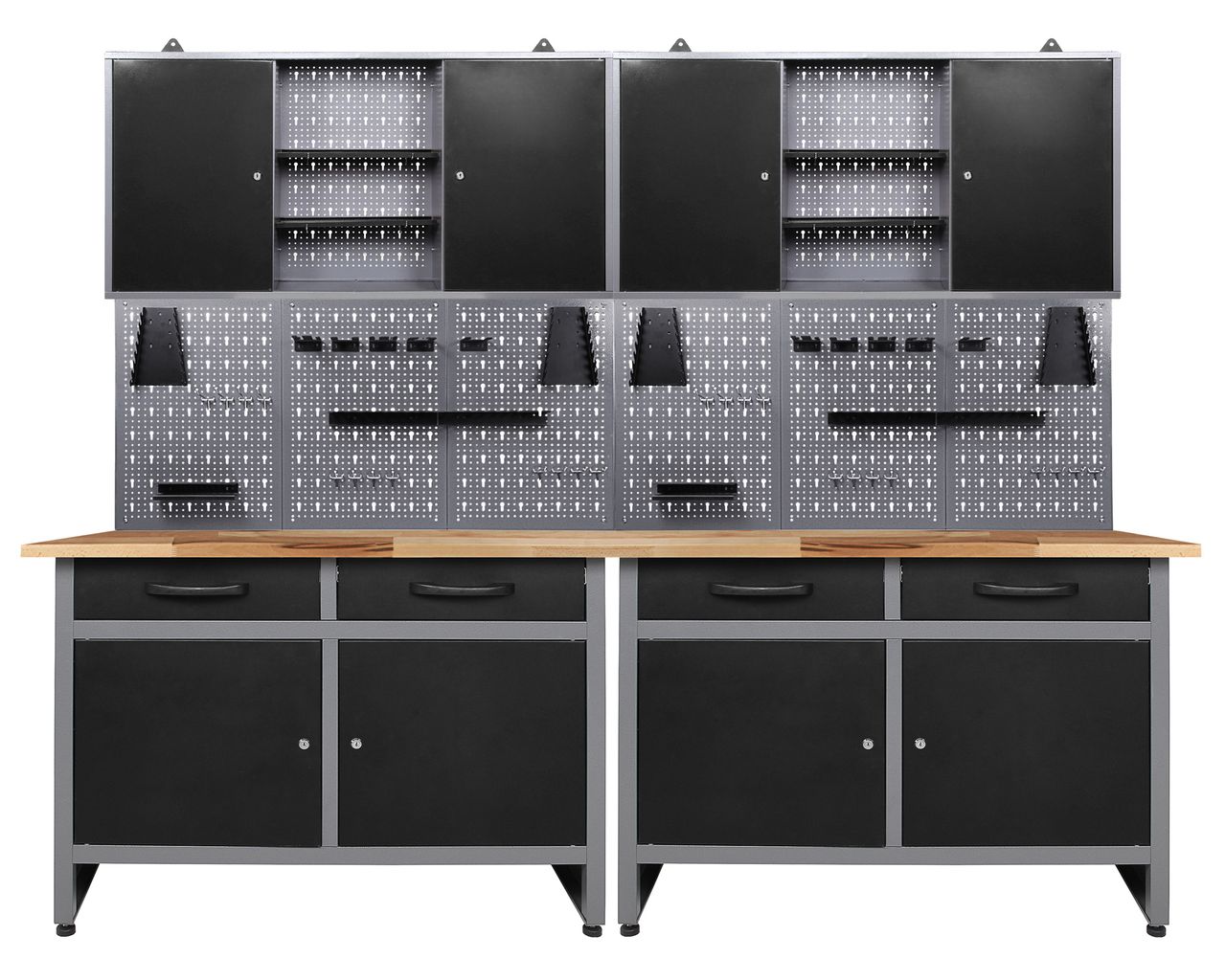 Ondis24 Ondis24 Werkstatt Set Werner 240 cm 2 Schränke