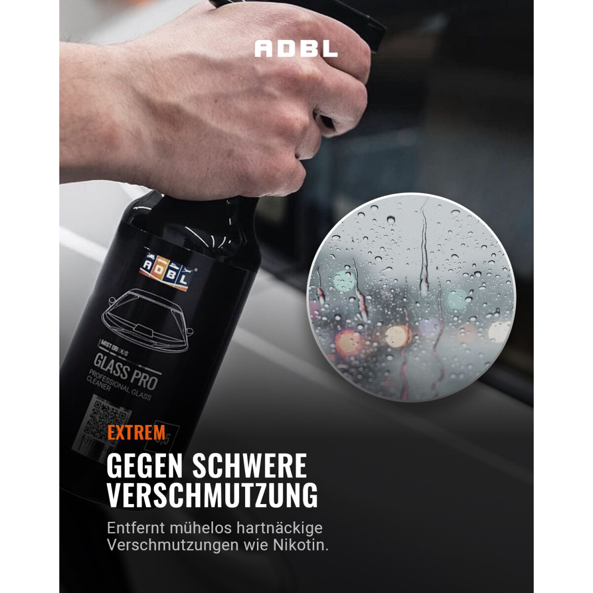 ADBL Glass Pro Glasreiniger mit Canyon Trigger 500ml