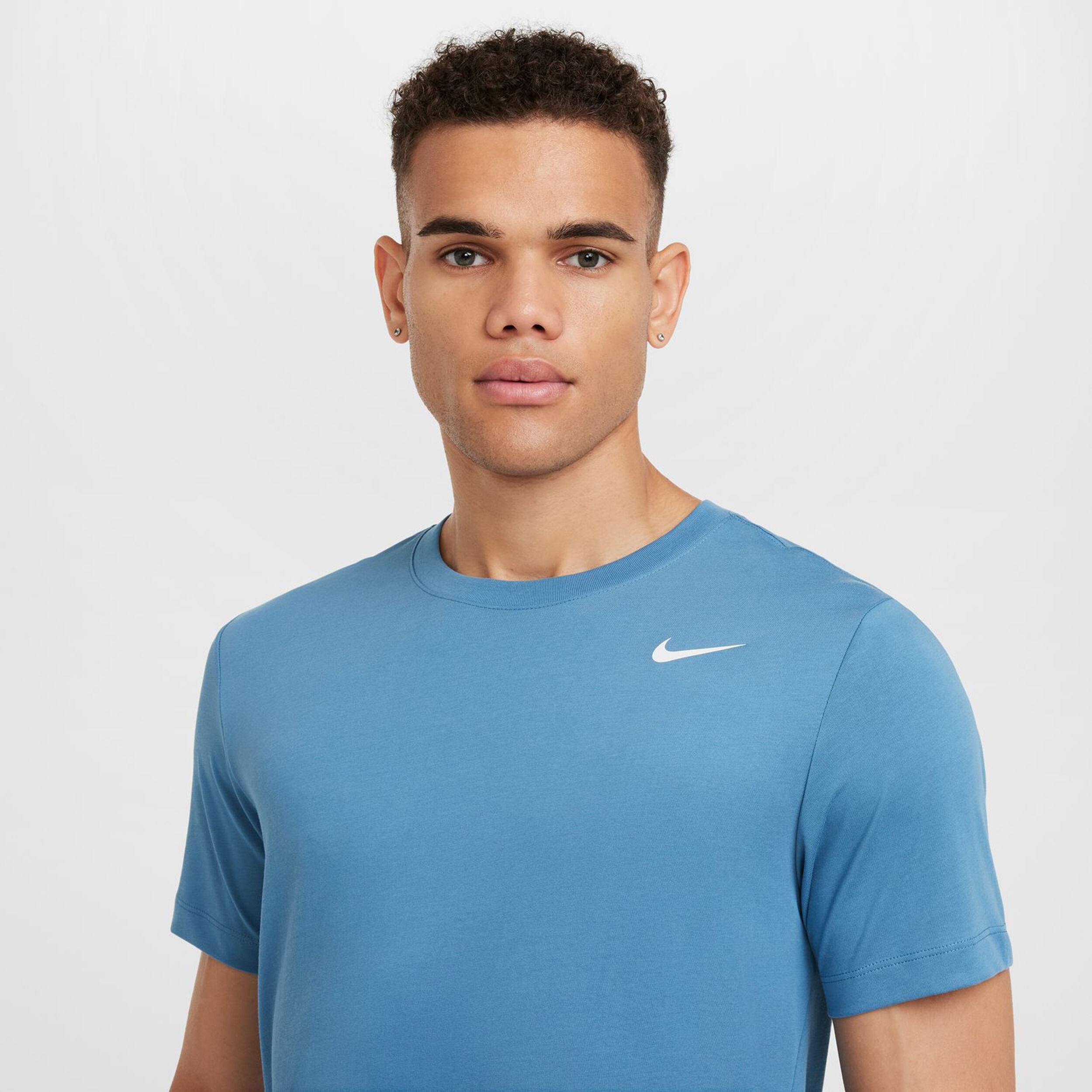 Dri-Fit Crew Solid T-Shirt Herren - Hellblau