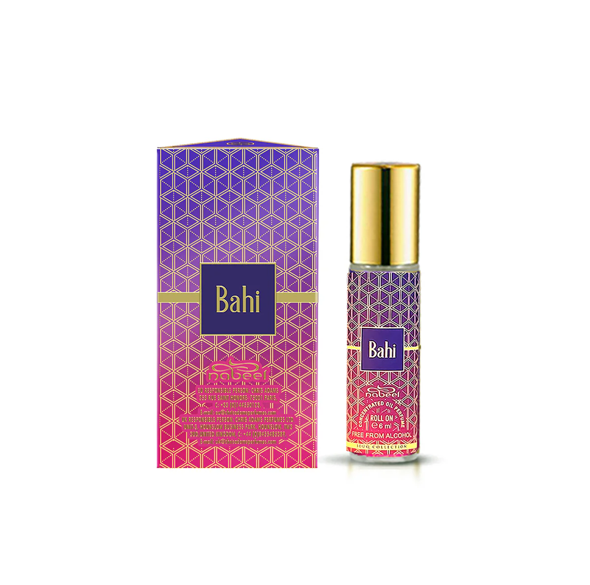 Uljni parfem Bahi Roll On Oil parfem - Huile de Parfum Unisex, Huile de Parfum, Parfum