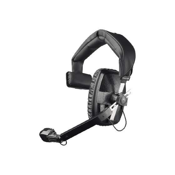 DT 108 Ein-Ohr Headset mit dynamischem Mikrofon für Broadcast und Intercom (geschlossen)