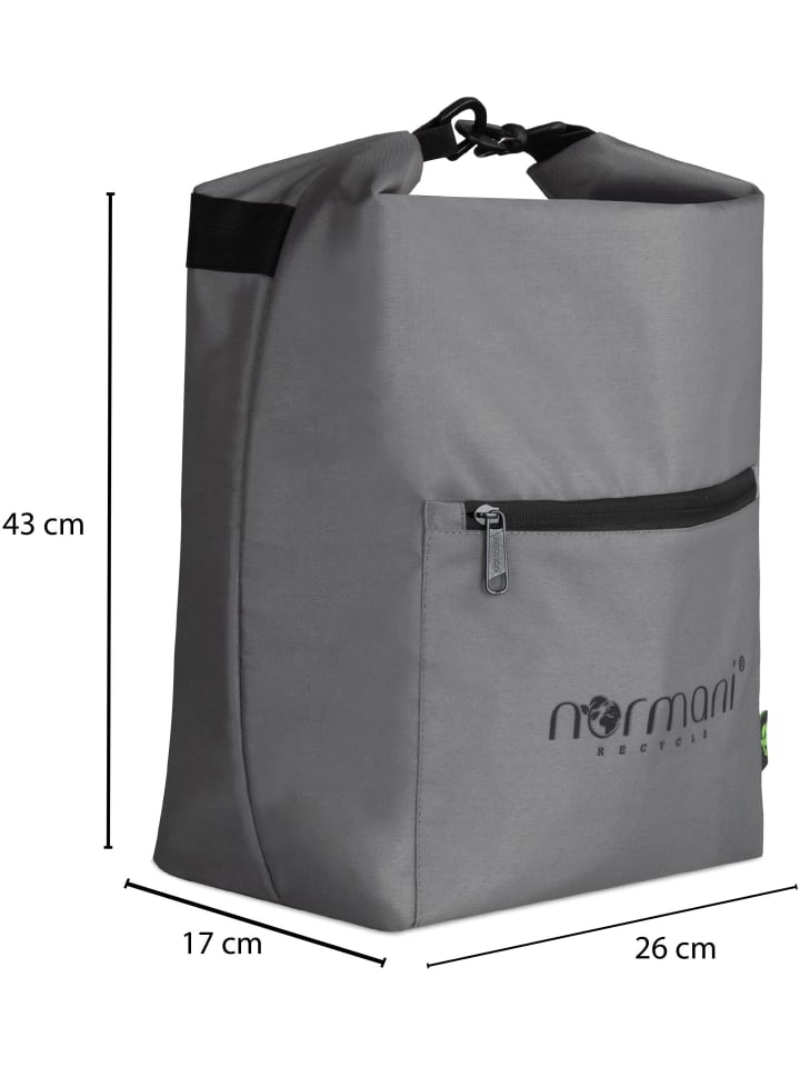 normani Praktische Kühltasche - Rucksack - Fahrradtasche Ifrane in Grau günstig kaufen onesize