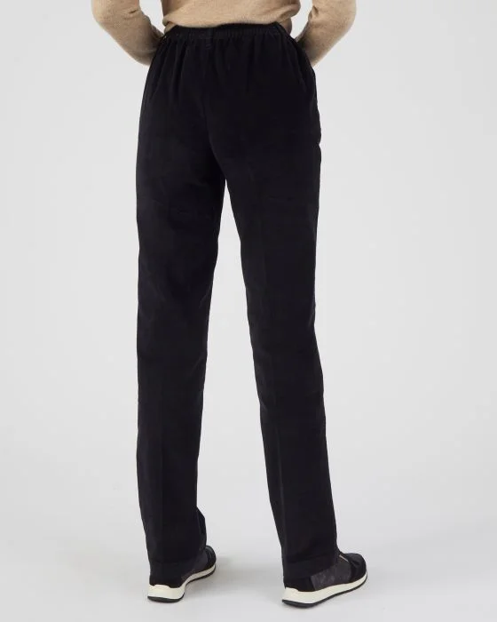 Pantalon enfilable velours