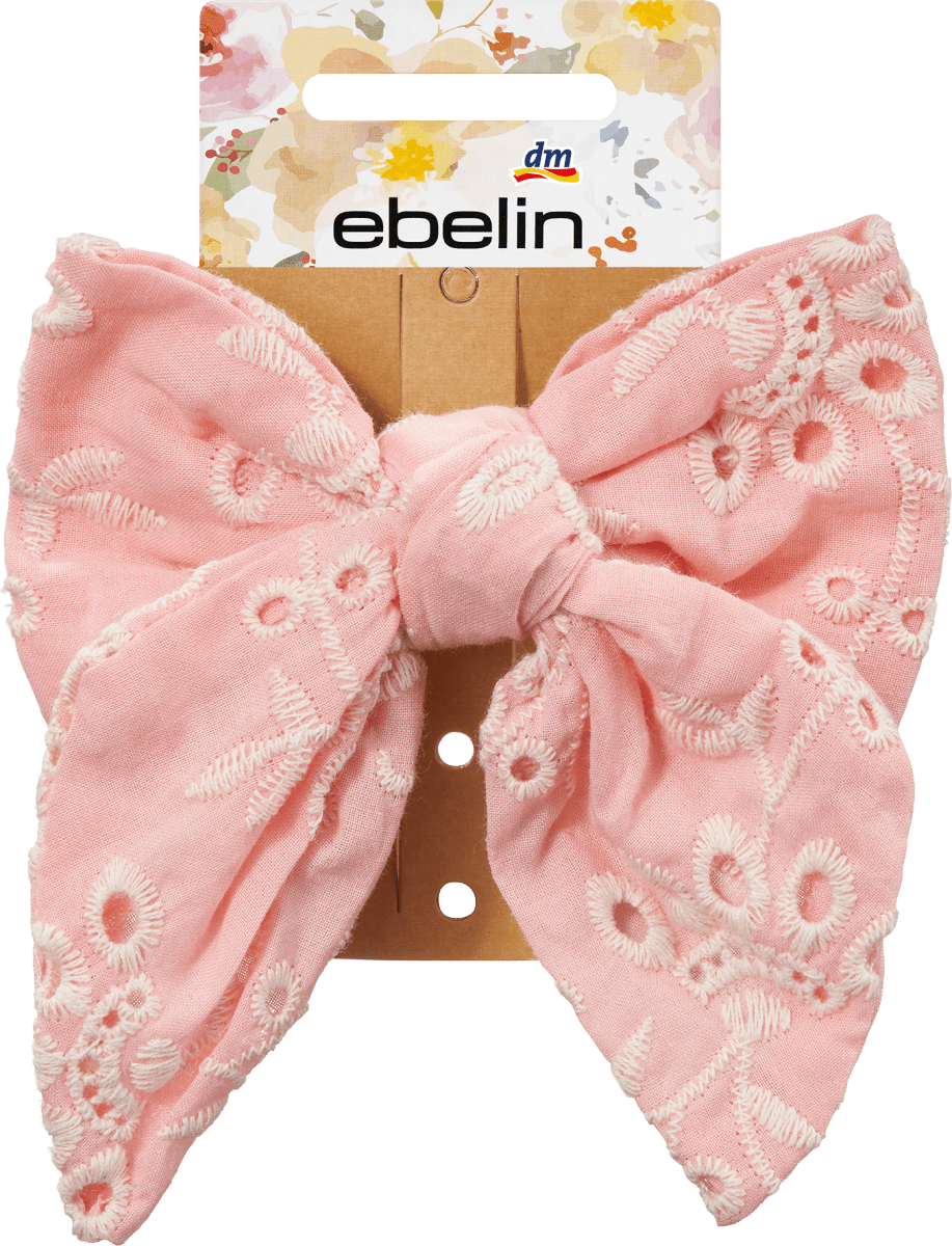 Patentspange Schleife rosa, 1 St