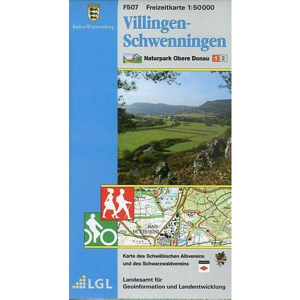 Villingen-Schwenningen 1 : 50 000. Topographische Freizeitkarte - Wanderkarte