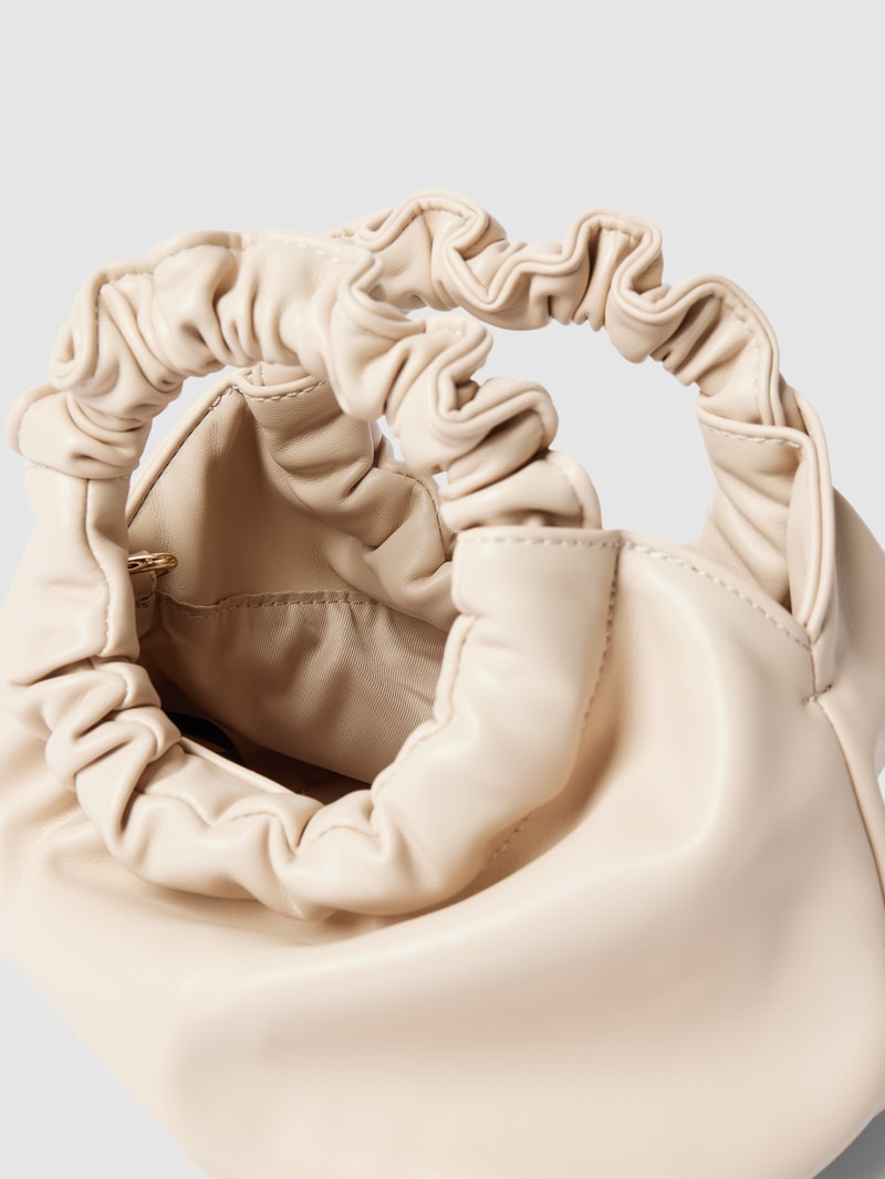 Umhängetasche mit Raffungen Modell 'NORVIKK' in beige