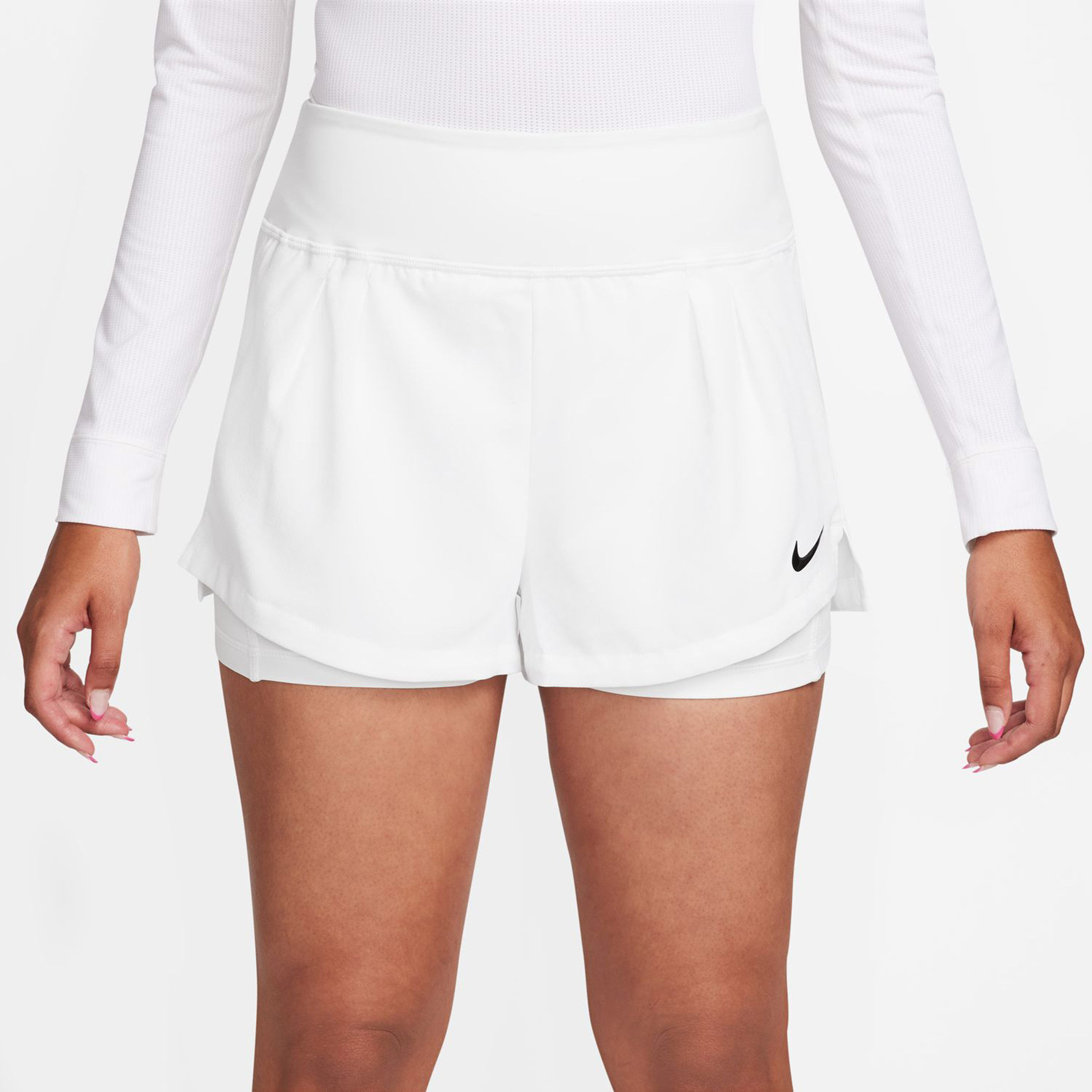 Court Dri-Fit Advantage Shorts Damen - Weiß