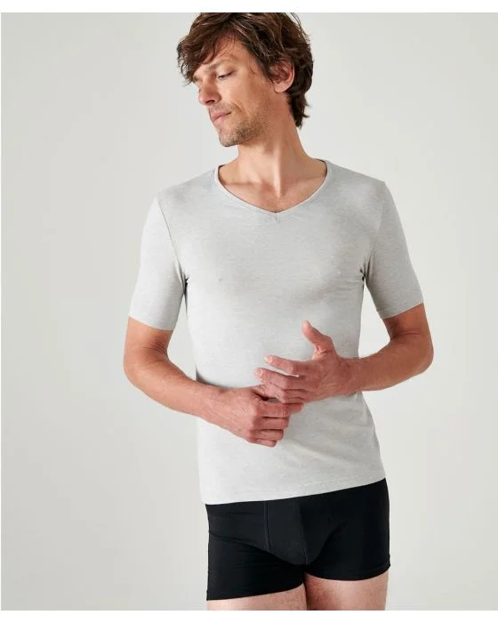 Tee-shirt col V manches courtes Thermolactyl