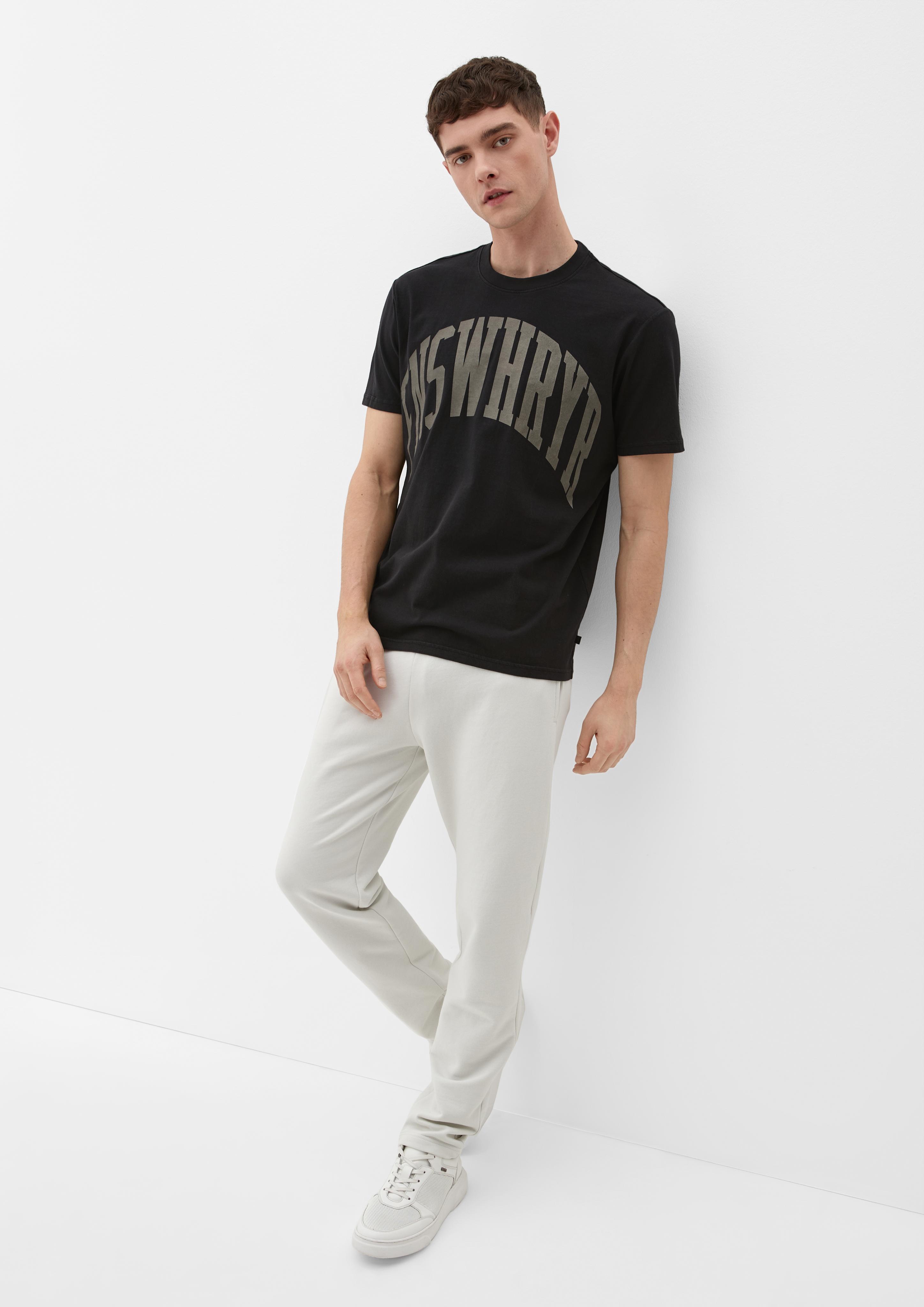 QS x JAMULE T-Shirt mit Schriftprint  2123505-99D0