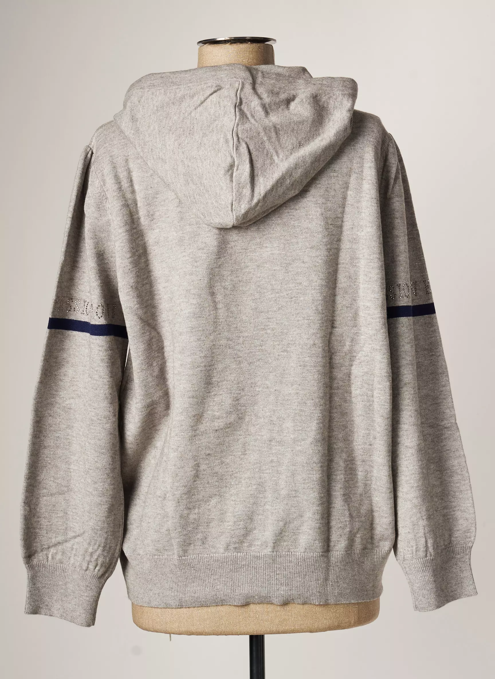 Passioni Sweat Capuche Femme couleur gris