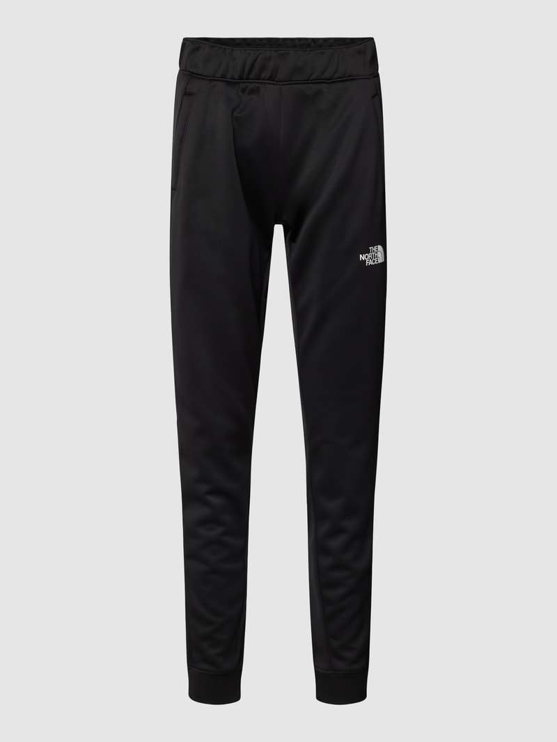 Sweatpants mit Label-Print Modell 'REAXION' in schwarz