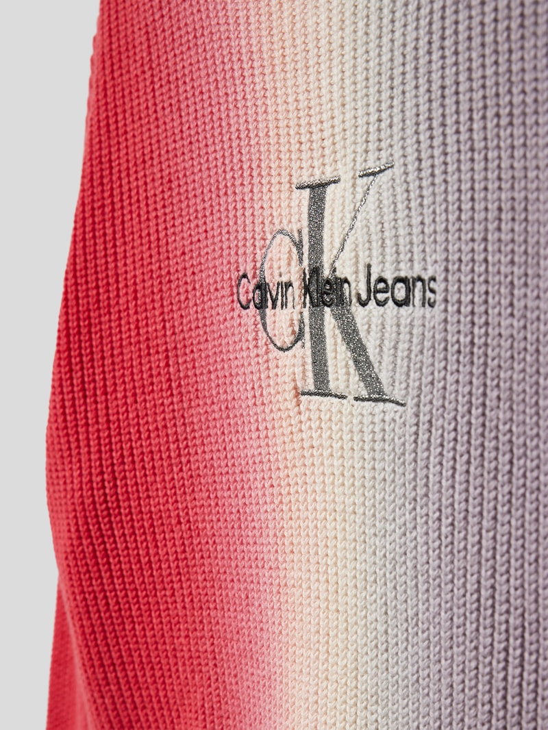 Strickpullover mit Farbverlauf in terrakotta